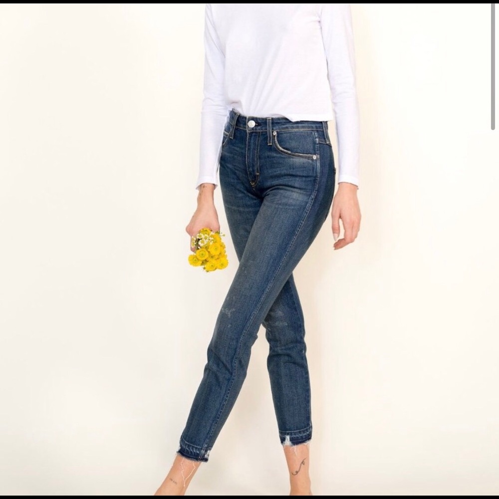 AMO | High Rise Stix Crop in Rambler NEW